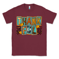 Burgundy thankful Classic Tee - FaDigitalArtStudio