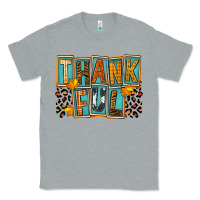 Heather Grey thankful Classic Tee - FaDigitalArtStudio