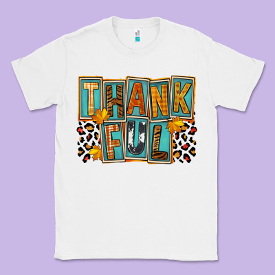 Thankful Classic Tee Designed By Fadigitalartstudio
