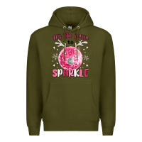 Army Green it's the season to sparkle Premium Hoodie - MaliasSmallBusiness