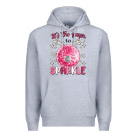 Heather Grey it's the season to sparkle Premium Hoodie - MaliasSmallBusiness