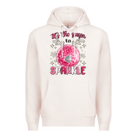 Pale Pink it's the season to sparkle Premium Hoodie - MaliasSmallBusiness