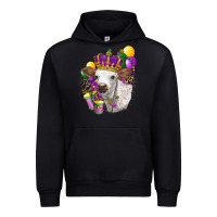 Mardi Gras Longhorn Calf Urban Hoodie | Teevron