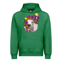 Emerald Mardi Gras Longhorn Calf Urban Hoodie - LillyAllenDesigns