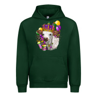 Forest Green Mardi Gras Longhorn Calf Urban Hoodie - LillyAllenDesigns