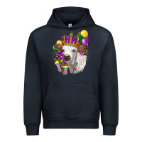 Navy Mardi Gras Longhorn Calf Urban Hoodie - LillyAllenDesigns