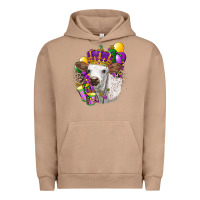 Pigment Burro Mardi Gras Longhorn Calf Urban Hoodie - LillyAllenDesigns