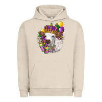 Pigment French Oak Mardi Gras Longhorn Calf Urban Hoodie - LillyAllenDesigns