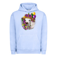 Pigment Grape Ice Mardi Gras Longhorn Calf Urban Hoodie - LillyAllenDesigns