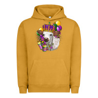 Pigment Peanut Butter Mardi Gras Longhorn Calf Urban Hoodie - LillyAllenDesigns