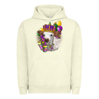 Pigment Pistachio Mardi Gras Longhorn Calf Urban Hoodie - LillyAllenDesigns