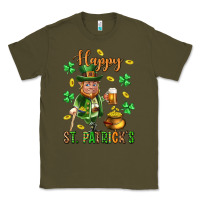 Army Green Happy st. patricks day Classic Tee - Neo Western
