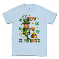 Dusty Blue Happy st. patricks day Classic Tee - Neo Western