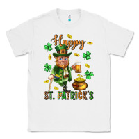 White Happy st. patricks day Classic Tee - Neo Western