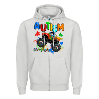 Autism Crusher Zipper Hoodie | Teevron