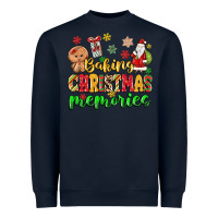 Navy baking christmas memories Heavyweight Sweatshirt - MaliasSmallBusiness
