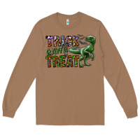 Toasted Coconut Trick RAWR Treat Long Sleeve Tee - CowhideDigitalArt