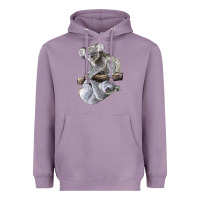 Lavender Koala Heavyweight Hoodie - LillyAllenDesigns