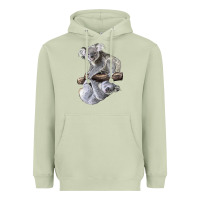 Matcha Koala Heavyweight Hoodie - LillyAllenDesigns