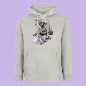 Koala Heavyweight Hoodie Designed By Lillyallendesigns