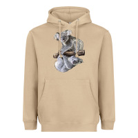 Mushroom Koala Heavyweight Hoodie - LillyAllenDesigns