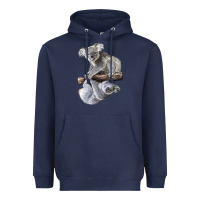 Navy Koala Heavyweight Hoodie - LillyAllenDesigns