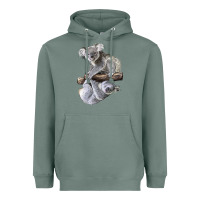 Sage Koala Heavyweight Hoodie - LillyAllenDesigns
