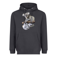 Smoke Koala Heavyweight Hoodie - LillyAllenDesigns