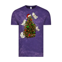 Cloud Purple christmas spirits Vintage Tee - RanaPortraitStore