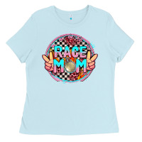 Baby Blue race mom Ladies Tee - AdoDesignShop