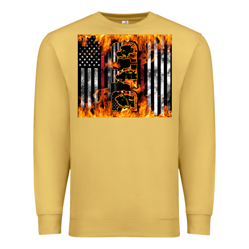 Western Firefighter Dad Premium Sweatshirt by LillyAllenDesigns | Teevron