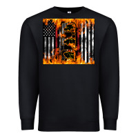 Black Western Firefighter Dad Premium Sweatshirt - LillyAllenDesigns
