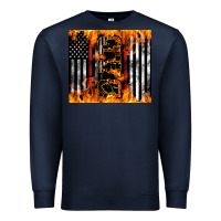 Navy Western Firefighter Dad Premium Sweatshirt - LillyAllenDesigns