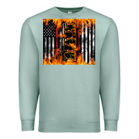 Seafoam Western Firefighter Dad Premium Sweatshirt - LillyAllenDesigns
