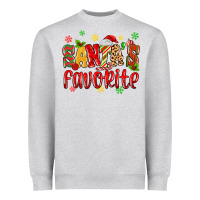 Heather Grey santa's favorite Heavyweight Sweatshirt - MaliasSmallBusiness