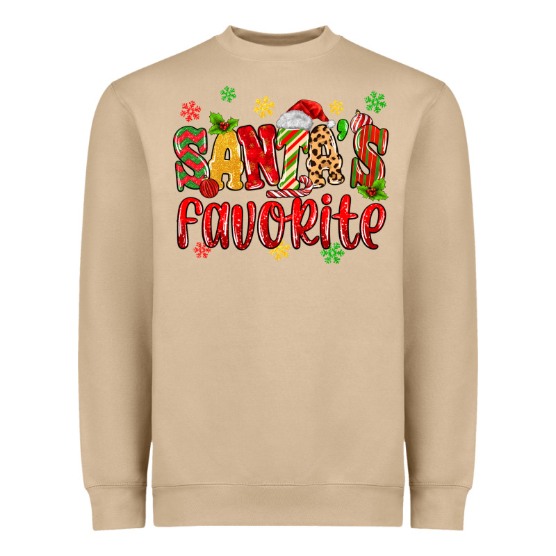 Santa's Favorite Heavyweight Sweatshirt by MaliasSmallBusiness | Teevron