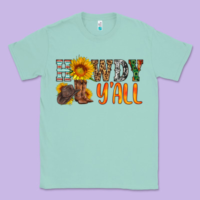 Howdy Y All Classic Tee Designed By Hra Design Shop
