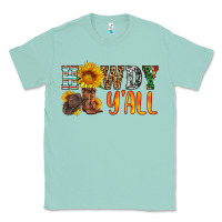 Seafoam howdy y all Classic Tee - HRA Design Shop