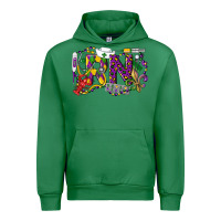 Emerald RN Registered Nurse Mardi Gras Urban Hoodie - LillyAllenDesigns
