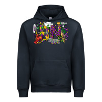 Navy RN Registered Nurse Mardi Gras Urban Hoodie - LillyAllenDesigns