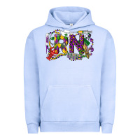 Pigment Grape Ice RN Registered Nurse Mardi Gras Urban Hoodie - LillyAllenDesigns