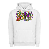 Pigment Lunar Rock RN Registered Nurse Mardi Gras Urban Hoodie - LillyAllenDesigns