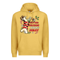 Antique Gold tis the season tıbıa jolly Premium Hoodie - MaliasSmallBusiness