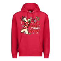 Cardinal tis the season tıbıa jolly Premium Hoodie - MaliasSmallBusiness
