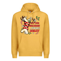 Mustard tis the season tıbıa jolly Premium Hoodie - MaliasSmallBusiness