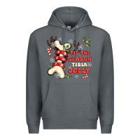 Rock tis the season tıbıa jolly Premium Hoodie - MaliasSmallBusiness