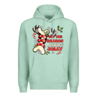 Seafoam tis the season tıbıa jolly Premium Hoodie - MaliasSmallBusiness