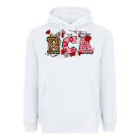 White valentines day rca Heavyweight Hoodie - NancyCooperArtShop