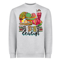 Heather Grey no dieta season Heavyweight Sweatshirt - MaliasSmallBusiness