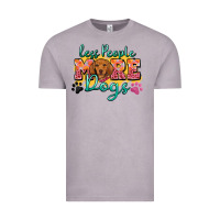 Vintage Zinc less people more dogs Vintage Tee - Zillion Design Studio